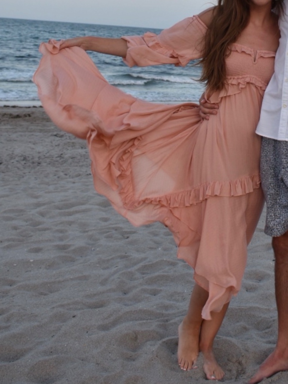 Pink Ruffle Dress - Picture 2 of 6